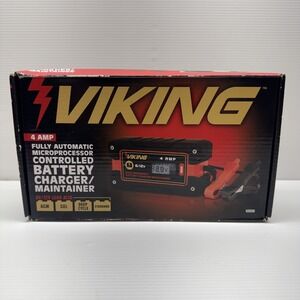 Viking 4 Amp Fully Automatic Microprocessor-Controlled Battery Charger 63350